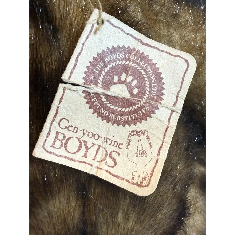 Vintage Retired Boyd's Bears Plush Bean Donovan B. Bear W/ Tags #510403 Jointed - Picture 7 of 12